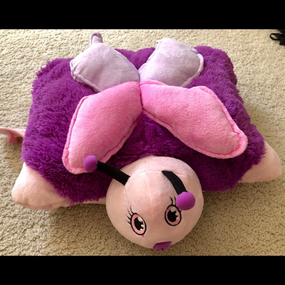 pink butterfly pillow pet